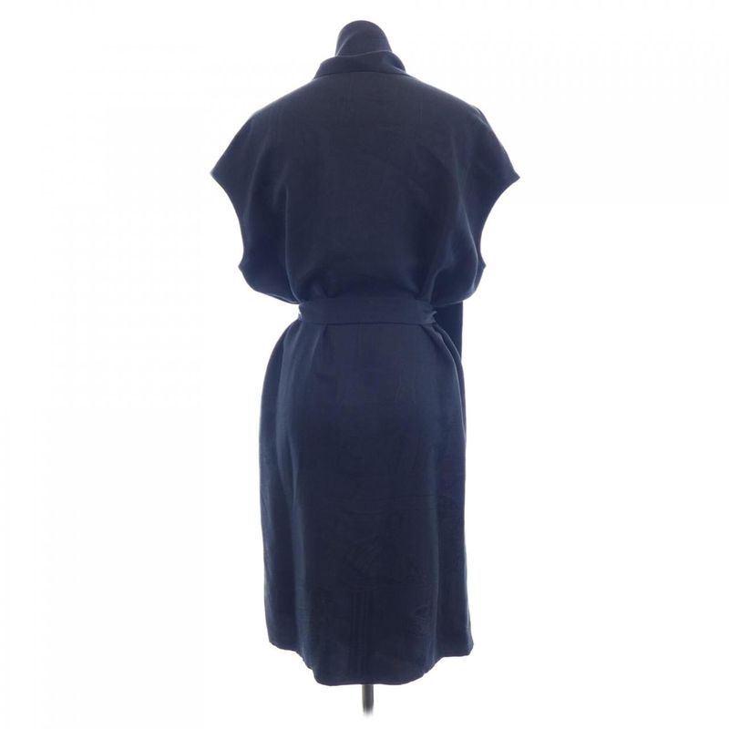 Hermes Order Dress Silk Navy