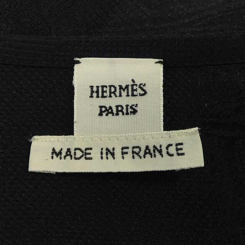 Hermes Order Dress Silk Navy