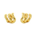Balenciaga Earrings Gold