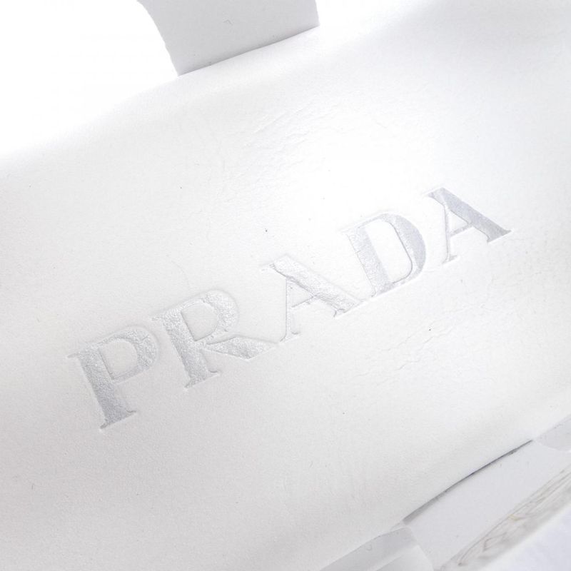 Prada Triangle Logo Monolith Fo Muraba Sandals