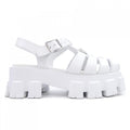 Prada Triangle Logo Monolith Fo Muraba Sandals