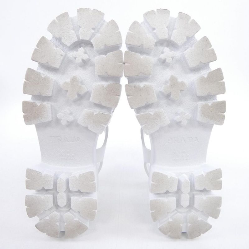 Prada Triangle Logo Monolith Fo Muraba Sandals