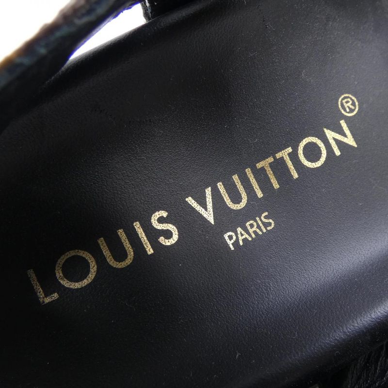 Louis Vuitton Sandals Black 36 Brown