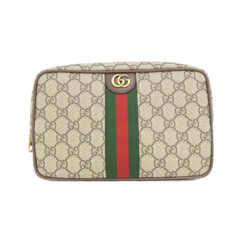Gucci Savoy Pouch Canvas Brown