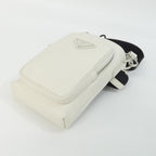 Prada Phone Case Silver Bianco