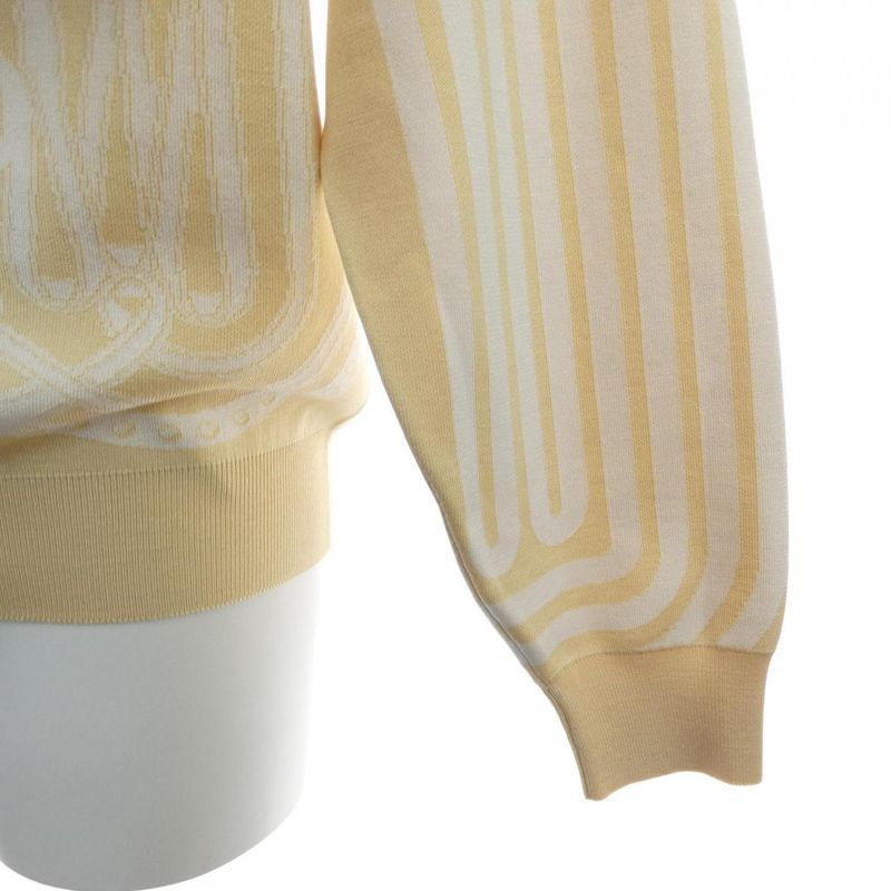 Hermes Grand Tralala Knit Top Beige Color