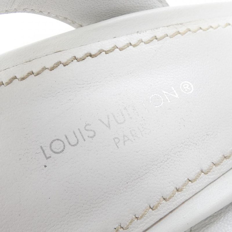 Louis Vuitton Star Board Sandal White Beige