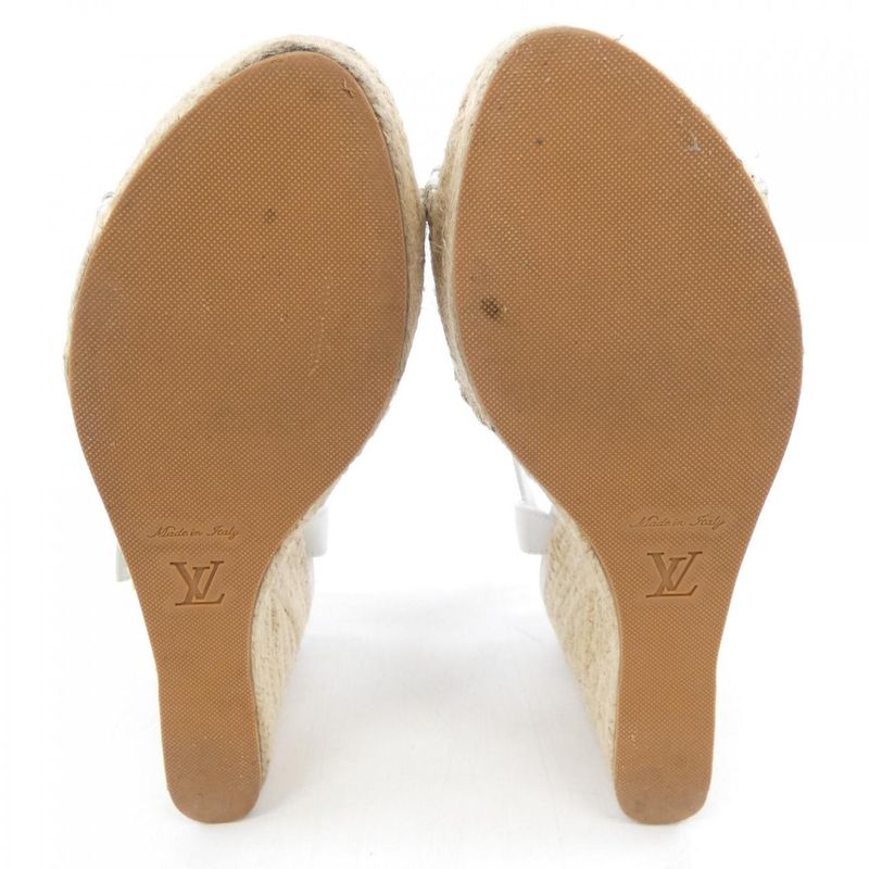 Louis Vuitton Star Board Sandal White Beige
