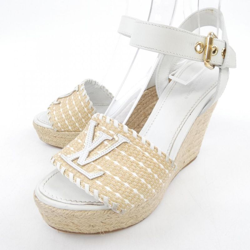 Louis Vuitton Star Board Sandal White Beige
