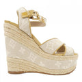 Louis Vuitton Sandals Beige 36 Yellow