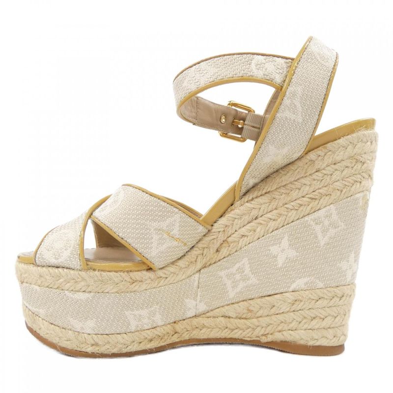 Louis Vuitton Sandals Beige 36 Yellow