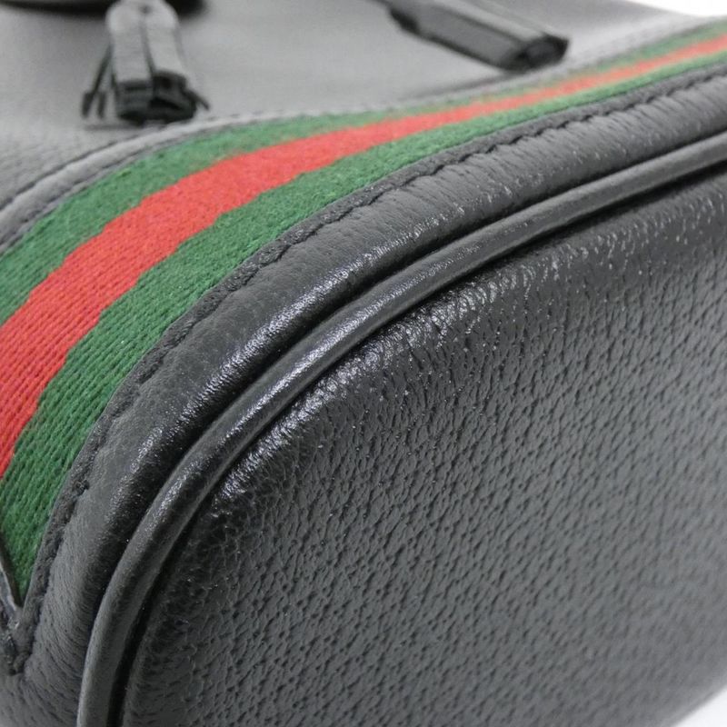 Gucci Ophidia Handbag Leather Black
