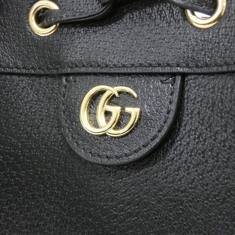 Gucci Ophidia Handbag Leather Black
