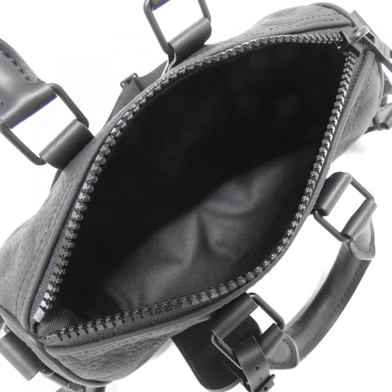 Louis Vuitton Taurillon Monogram Keepall Handbag Black