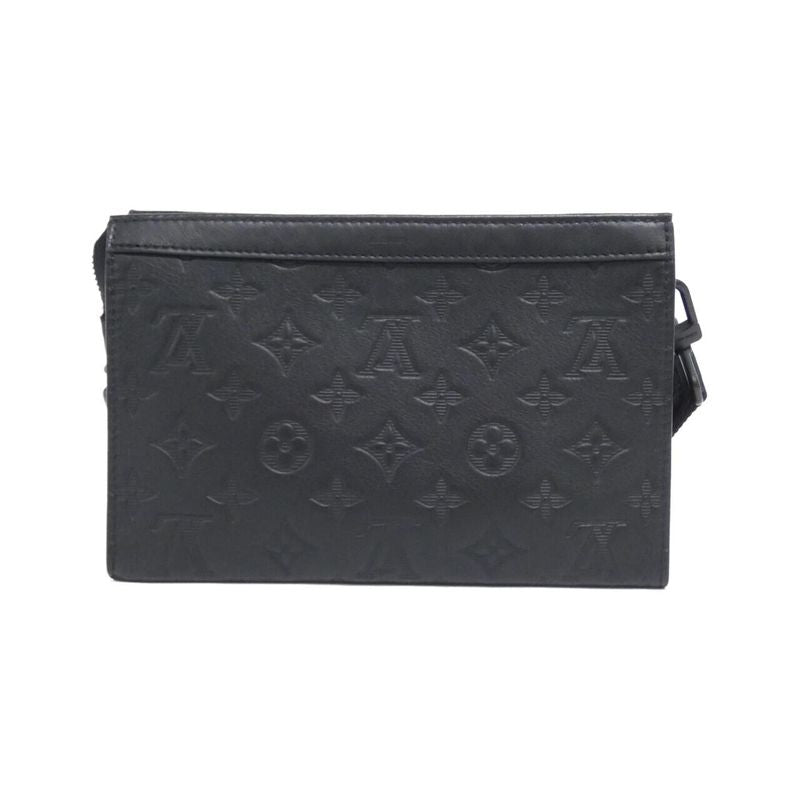 Louis Vuitton Monogram Shadow Gaston Wearable Wallet Shoulder Bag Black