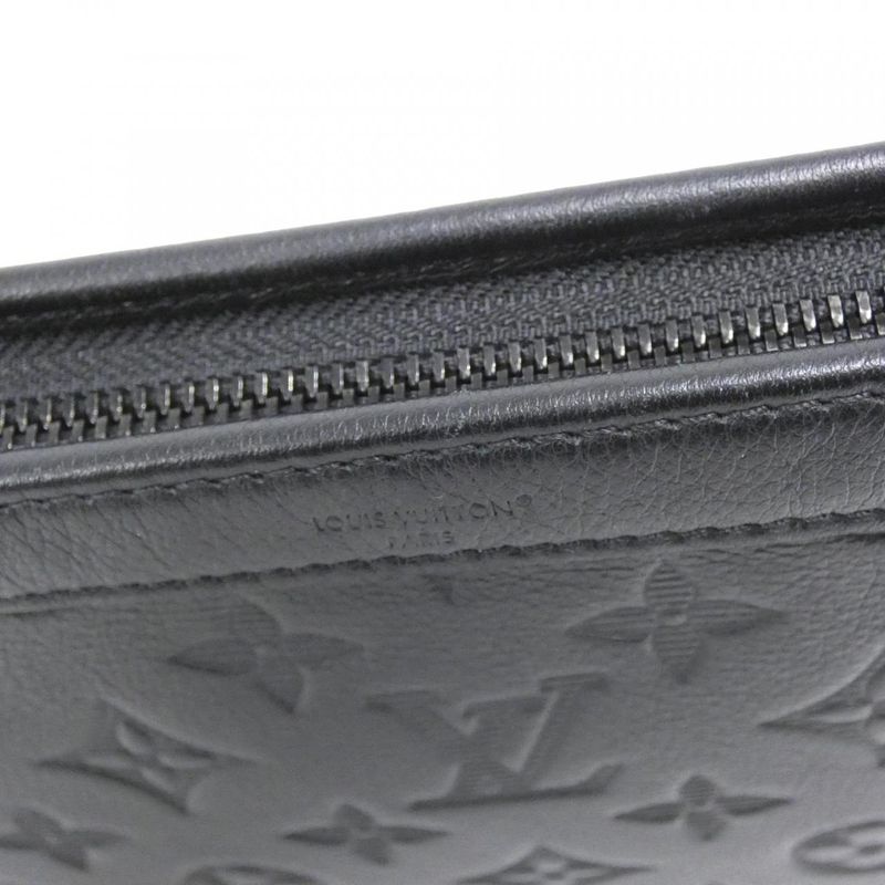 Louis Vuitton Monogram Shadow Gaston Wearable Wallet Shoulder Bag Black