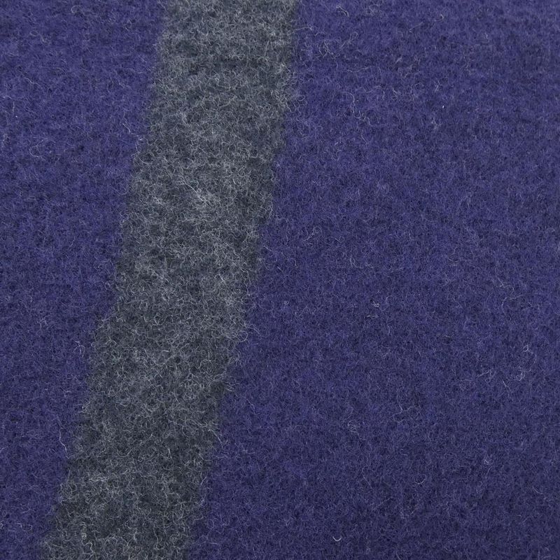Chanel Jacket Wool Cashmere Gray Purple