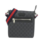 Gucci Shoulder Bag Canvas Black