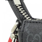 Gucci Shoulder Bag Canvas Black