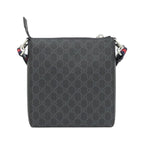 Gucci Shoulder Bag Canvas Black