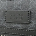 Gucci Shoulder Bag Canvas Black