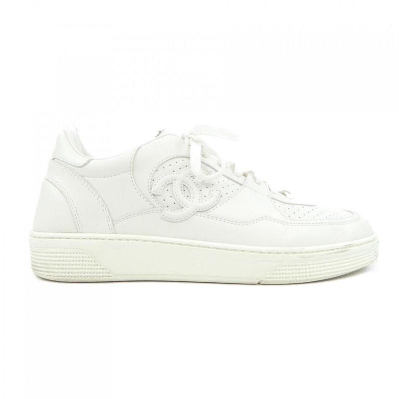 Chanel Sneakers Calfskin White