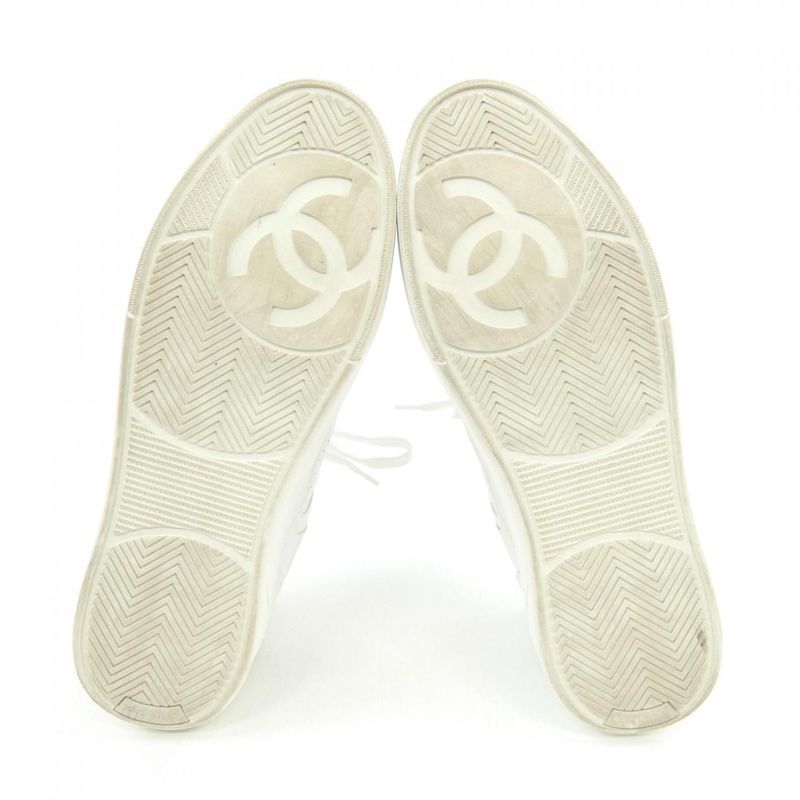 Chanel Sneakers Calfskin White