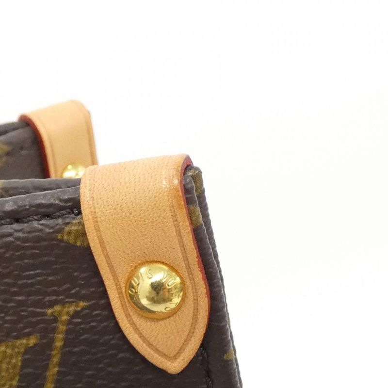 Louis Vuitton Monogram Sac Plat PM Bag Marron