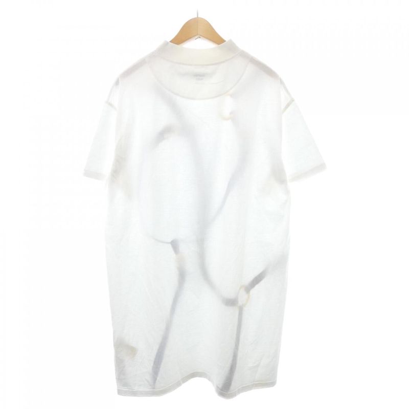 Hermes Coaching Remix Cut Dress White Translucency