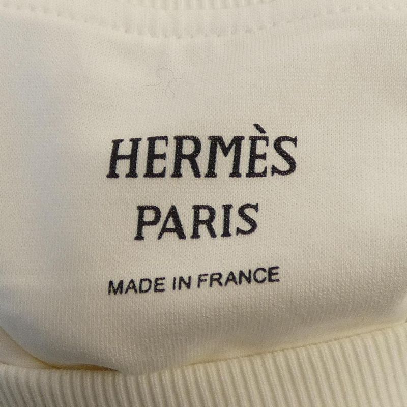Hermes Coaching Remix Cut Dress White Translucency