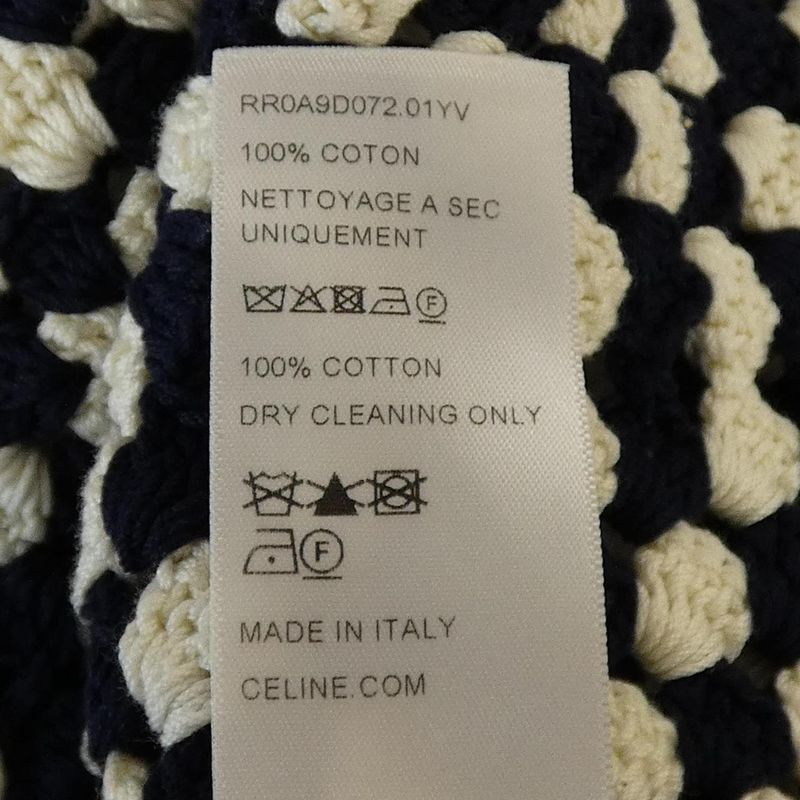 Celine Dress White Navy