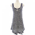 Celine Dress White Navy