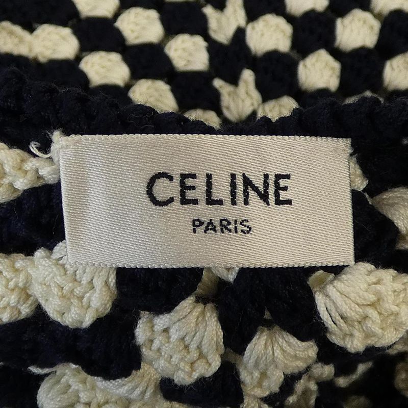 Celine Dress White Navy
