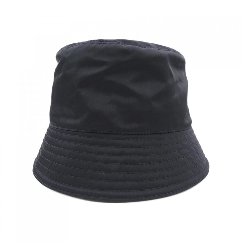 Prada Triangle Logo Bucket Hat