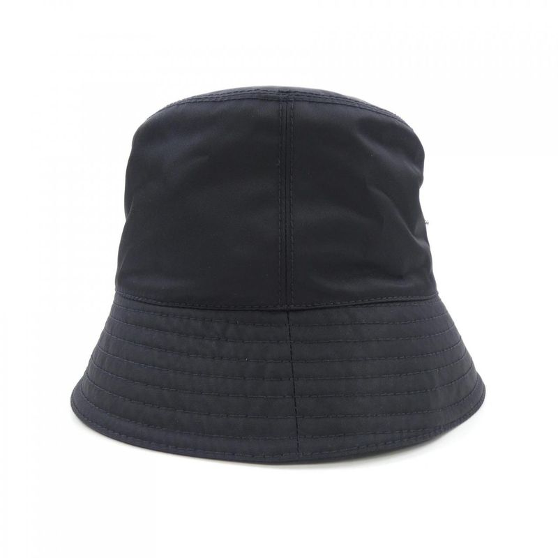 Prada Triangle Logo Bucket Hat