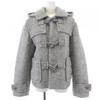 Chanel Duffel Coat Silver 34