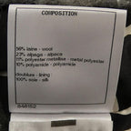 Chanel Duffel Coat Silver 34