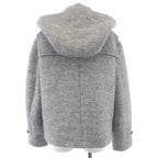 Chanel Duffel Coat Silver 34