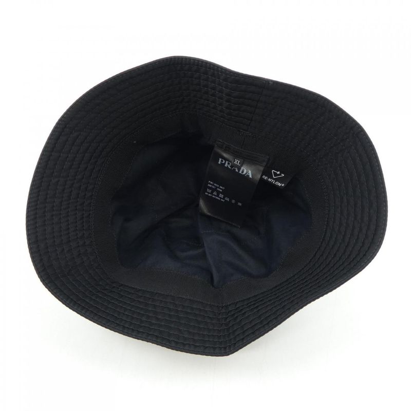 Prada Triangle Logo Bucket Hat