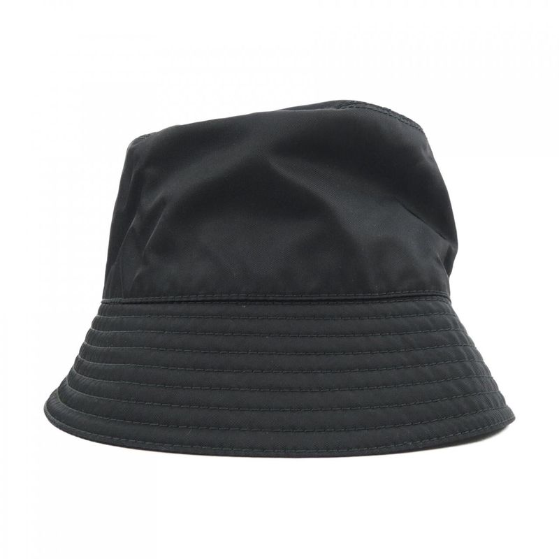 Prada Triangle Logo Bucket Hat