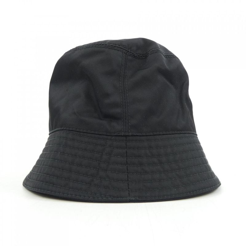 Prada Triangle Logo Bucket Hat