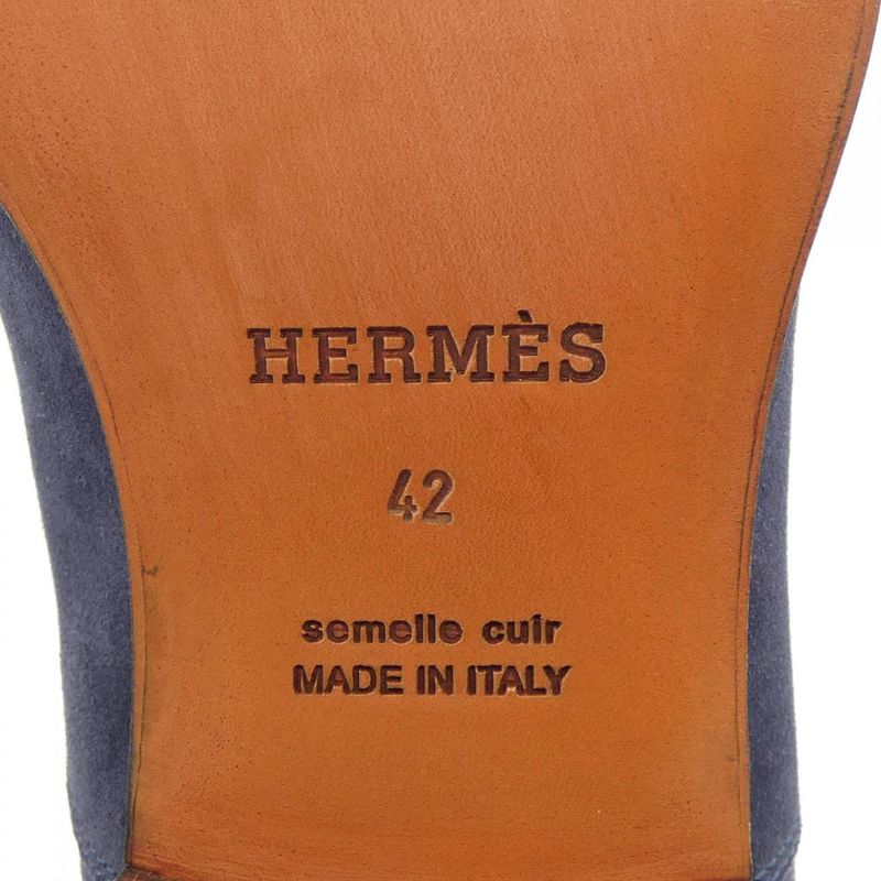 Hermes Shoes Navy 42