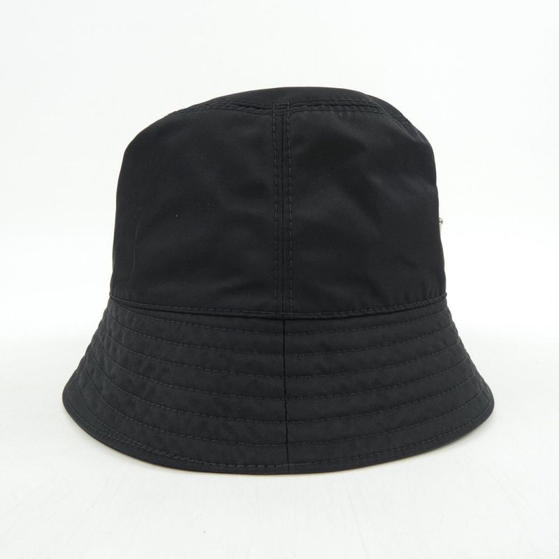 Prada Triangle Logo Bucket Hat