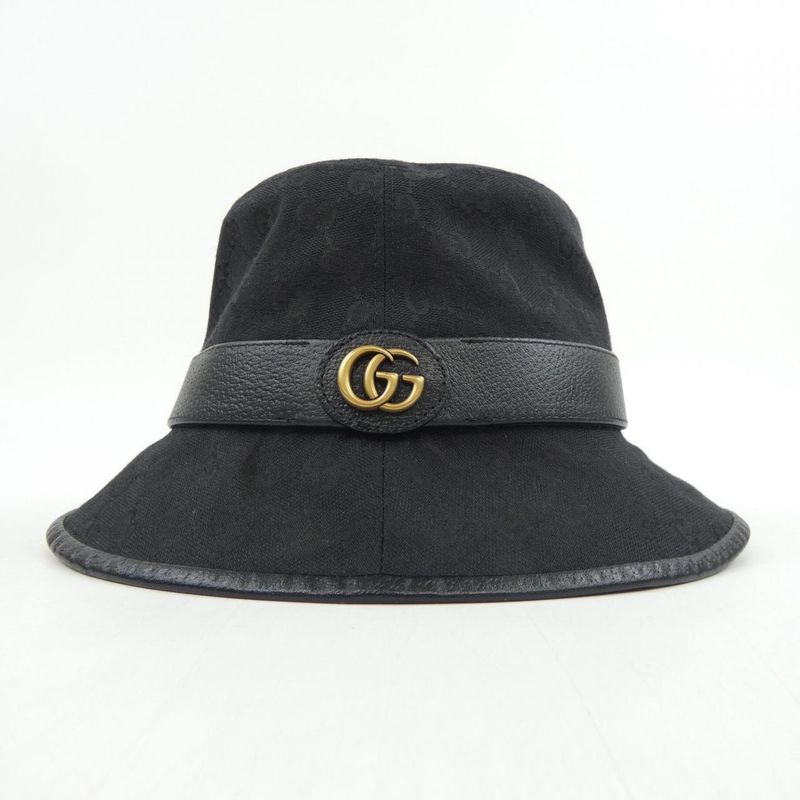 Gucci Double GG Canvas Bucket Hat