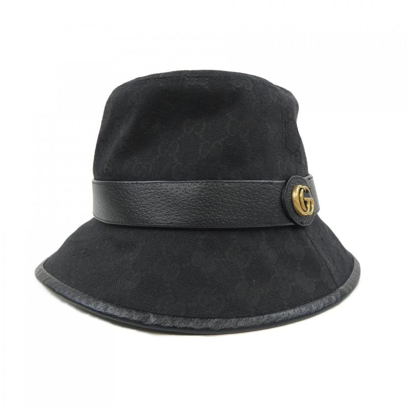 Gucci Double GG Canvas Bucket Hat