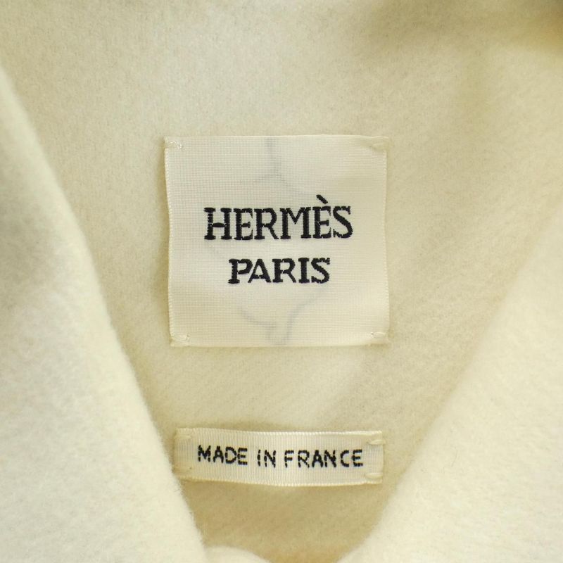 Hermes Passant Jacket Cashmere White