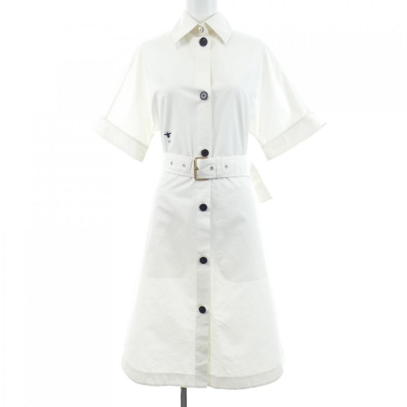 Dior Dress White 38 Translucency