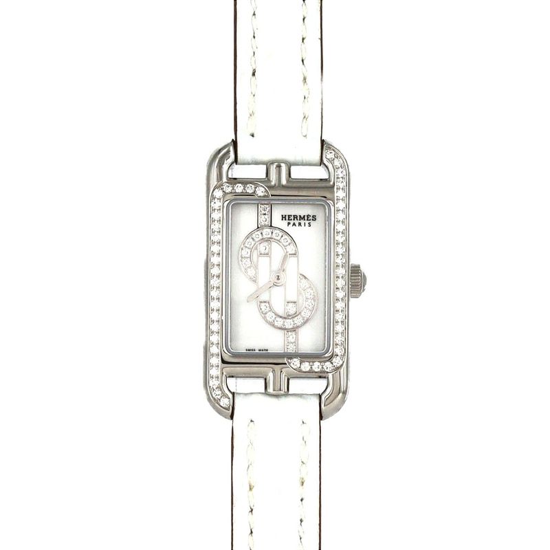 Hermes Nantucket D SS Quartz Bracelet
