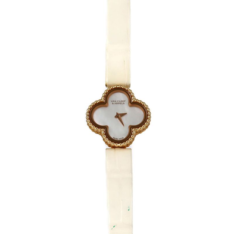 Van Cleef & Arpels Sweet Alhambra RG Pg Rg Quartz Bracelet