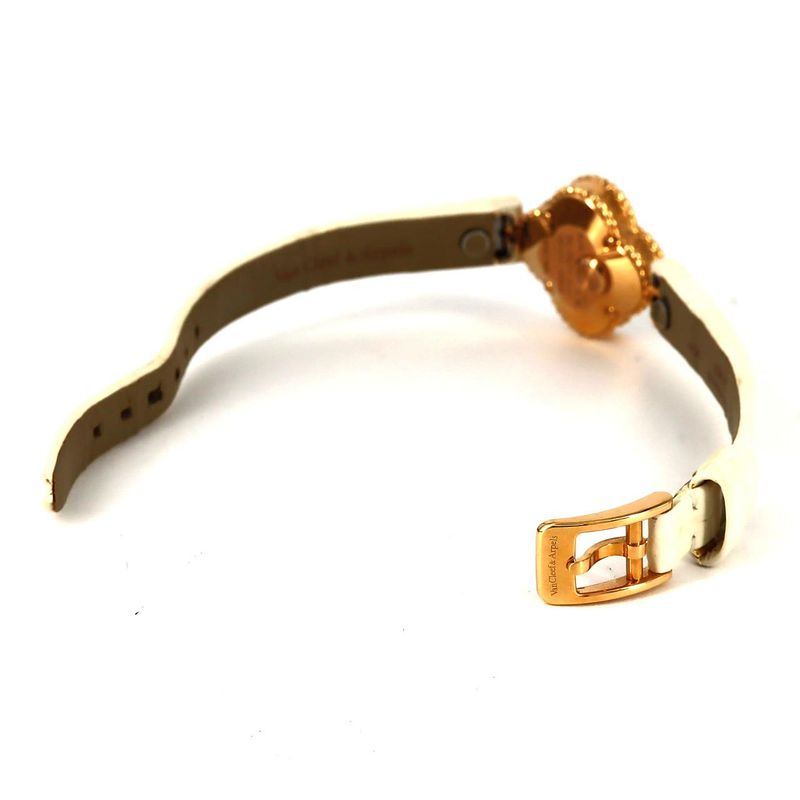 Van Cleef & Arpels Sweet Alhambra RG Pg Rg Quartz Bracelet